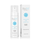 BioPO skincare gel bottle and packaging on a white background
