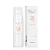 BioPo moisturizing toner bottle and packaging on a white background