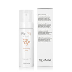 BioPo skincare product with packaging on a white background