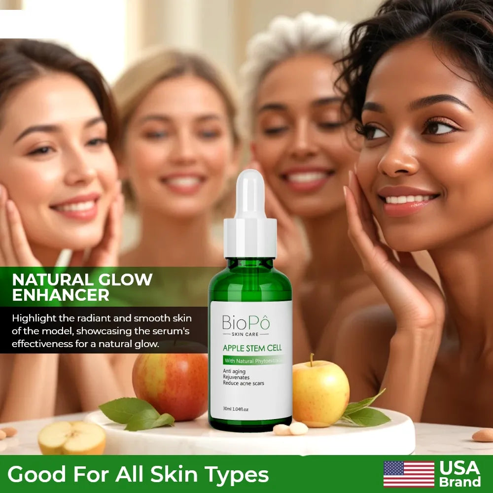 Anti-Aging Apple Stem Cell Serum – Reduces Wrinkles & Boosts Skin Elasticity