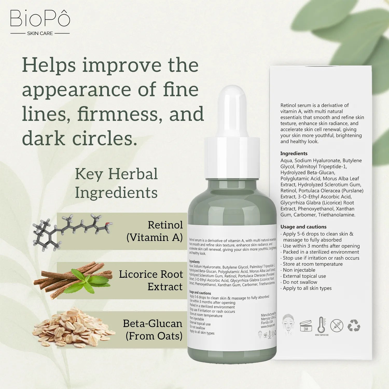 BioPo Skin Brightening Whitening Serum – brightens dull skin, fades dark spots, and enhances natural radiance