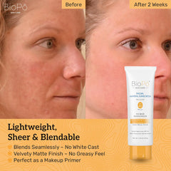 Non-Tinted Facial Mineral Sunscreen SPF 50 – Lightweight, Reef-Safe Sun Protection for All Skin Types