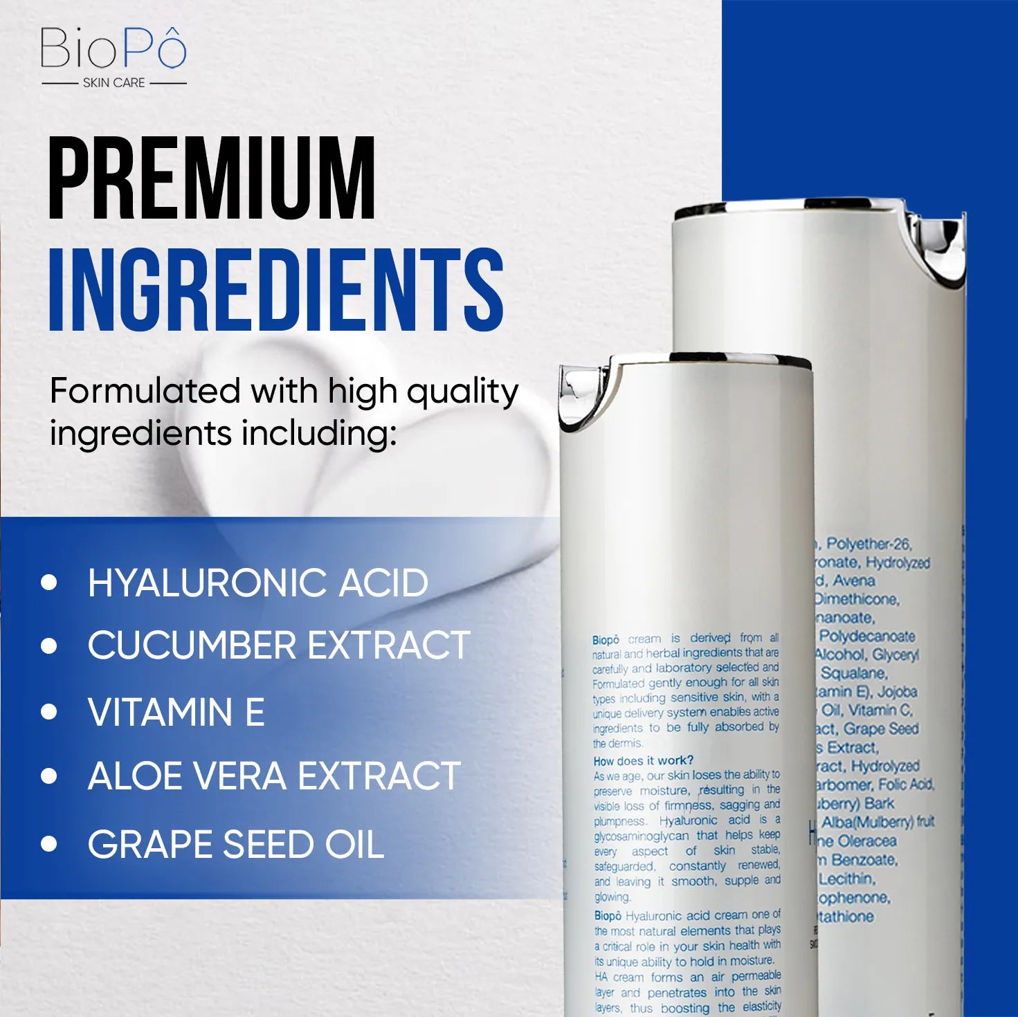 Lightweight Hyaluronic Acid Moisturizer – Non-Greasy Formula for a Natural Glow