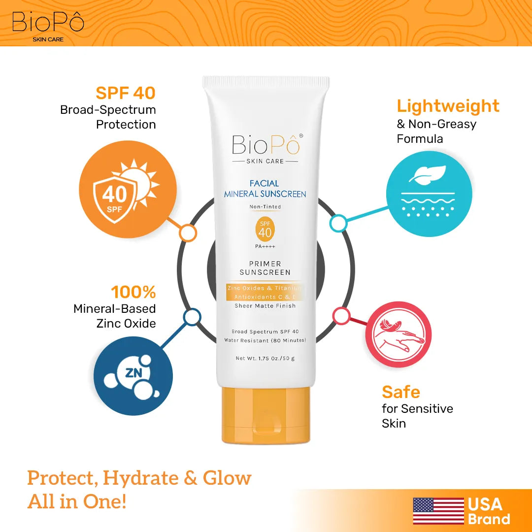 Broad-Spectrum Non-Tinted Mineral Sunscreen – Zinc Oxide SPF Formula for Daily UV Protection