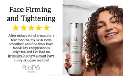 Retinol moisturizer that firms, smooths, and brightens skin while preventing signs of aging.
