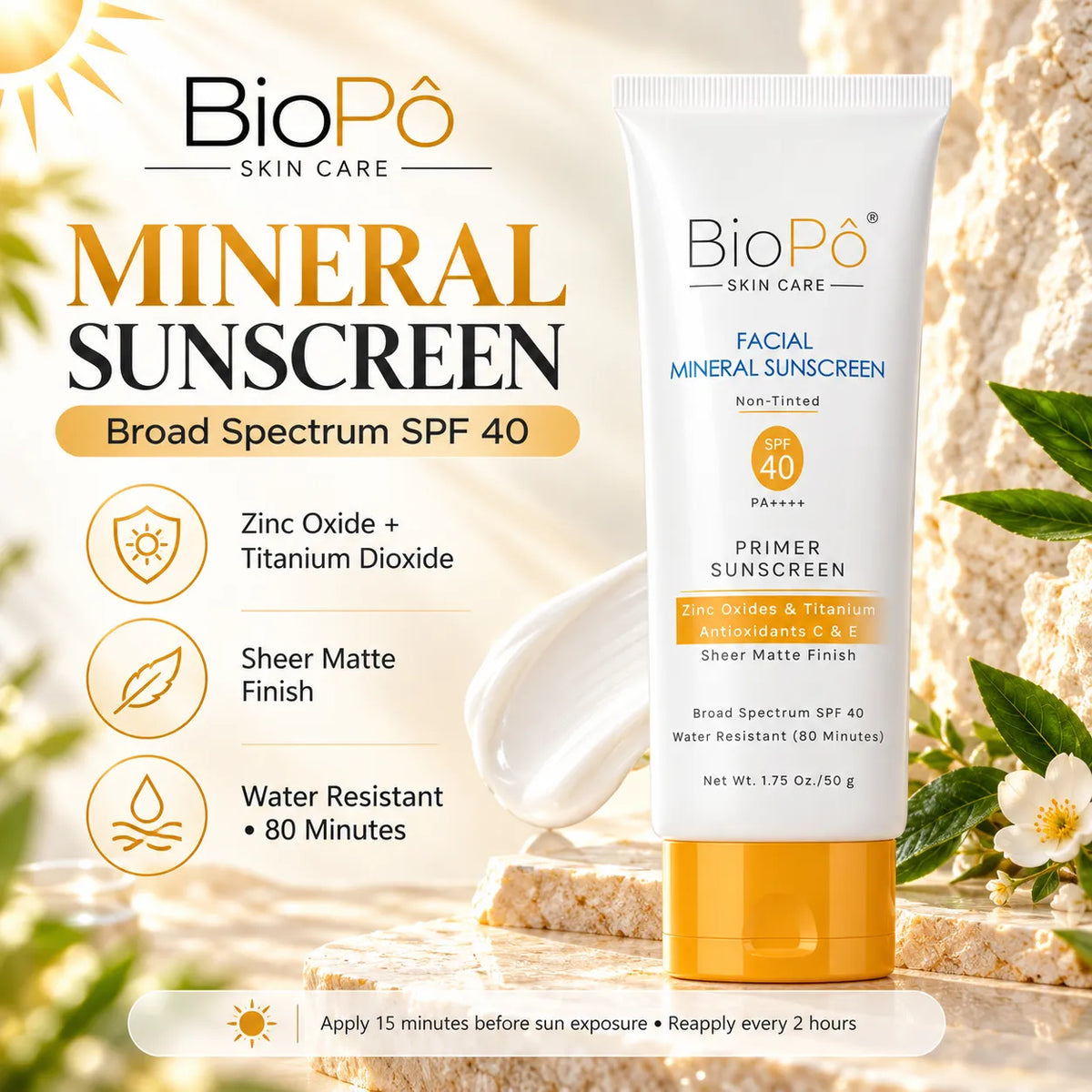 Facial Mineral Sunscreen NON-TINTED