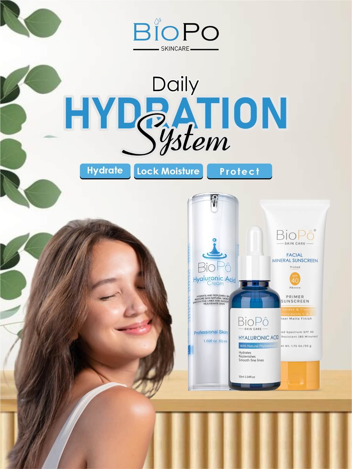 BioPo Skin Care | Hyaluronic Acid Serums, Creams & Sunscreen