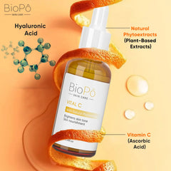 BioPo Vital C Serum – brightening vitamin C serum for glowing, even-tone, youthful skin