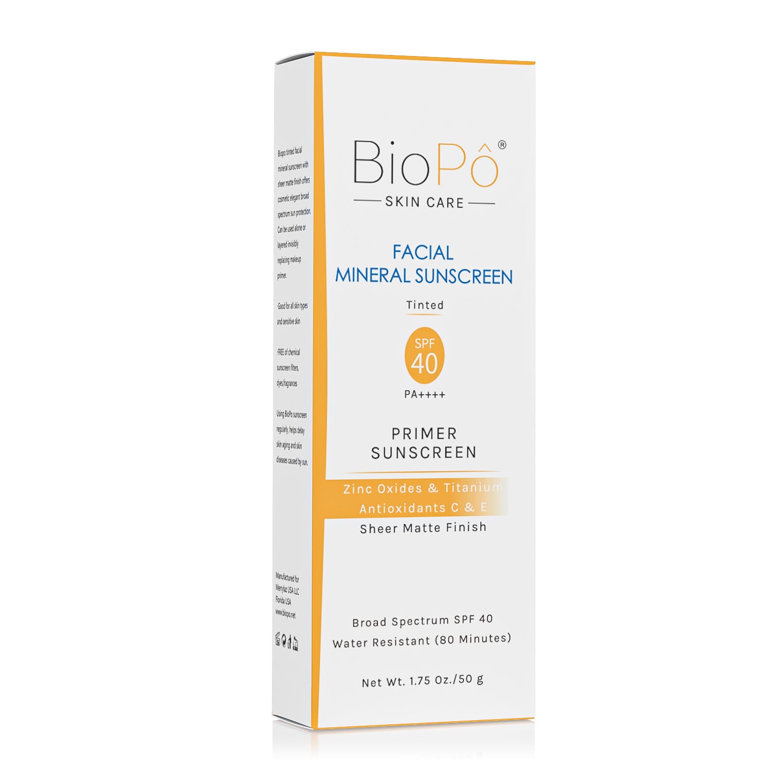 Facial Mineral Sunscreen TINTED