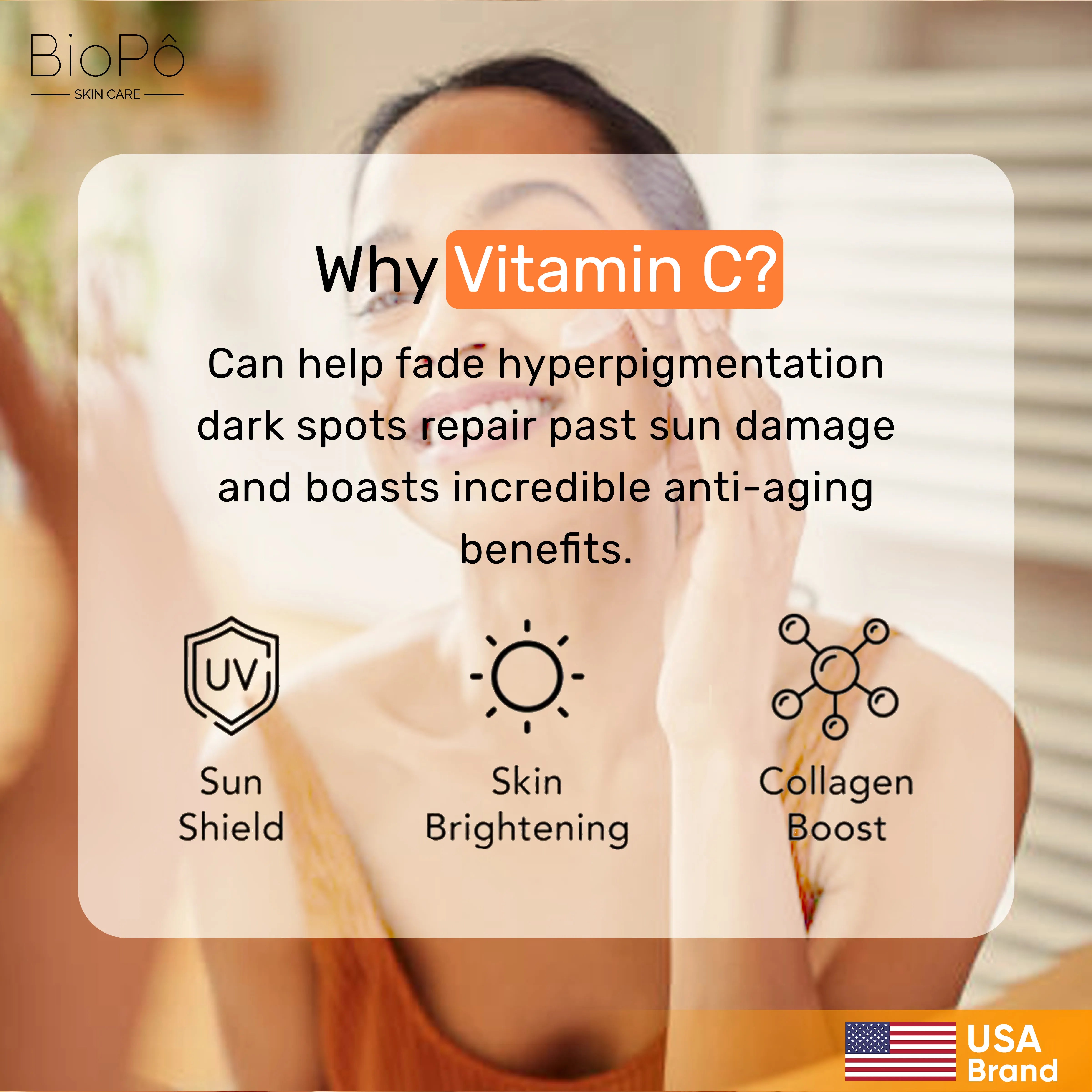 Vital C brightening cream that fades pigmentation and helps achieve an even, healthy skin tone."